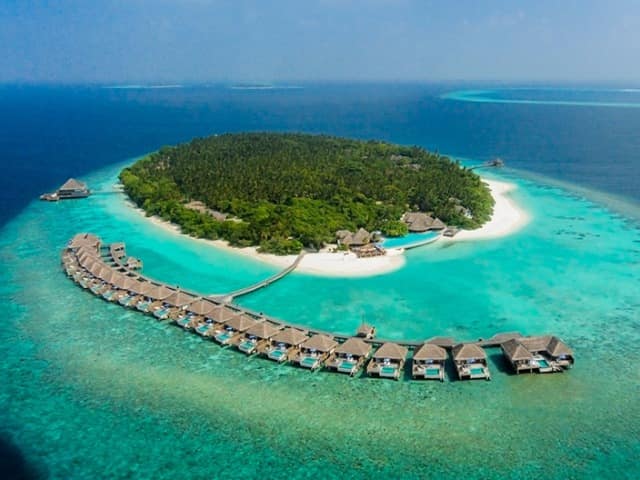 Dusit thani maldives vista aerea